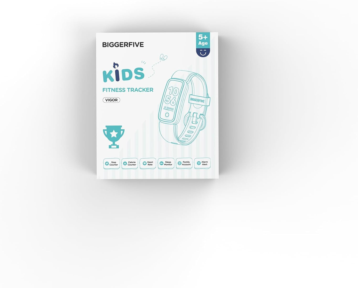 Vigor Kids Fitness Tracker for Girls Boys Ages 5-15, Kids Watch with IP68 Waterproof, Pedometer, Kids Activity Tracker with Heart Rate Sleep Monitor, Calorie Step Counter Watch